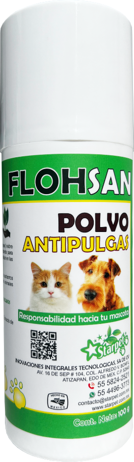 FLOSHAN Polvo/Talco Antipulgas