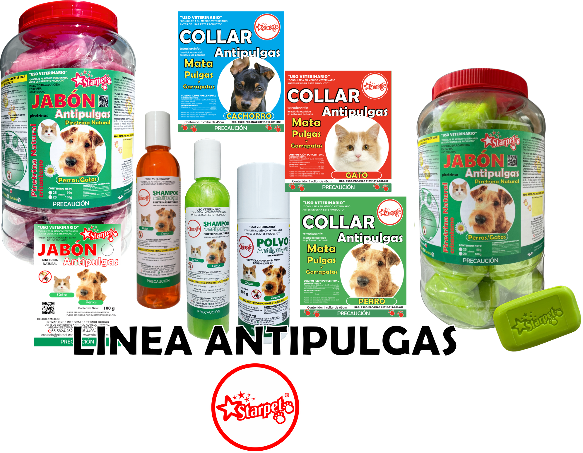 Línea Starpet Antipulgas